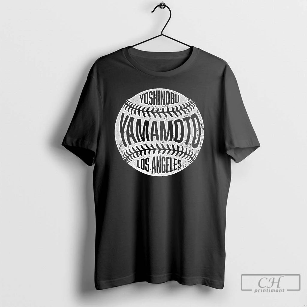Classic Yoshinobu Yamamoto Los Angeles Dodgers Baseball Ball Vintage T Shirts