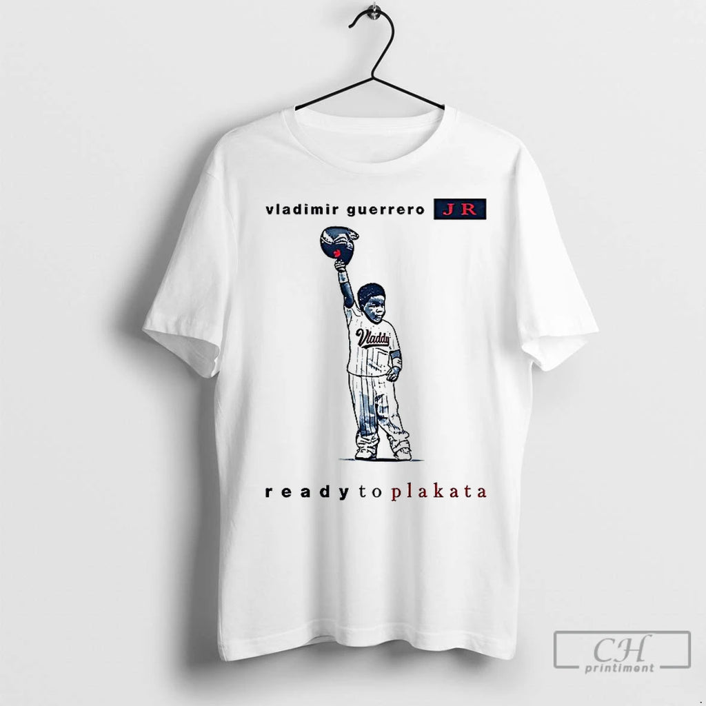 Classic Young Vladimir Guerrero Jr Toronto Blue Jays Baseball Ready To Plakata Shirt Hoodie Sweatshirt | PurePodTees.com