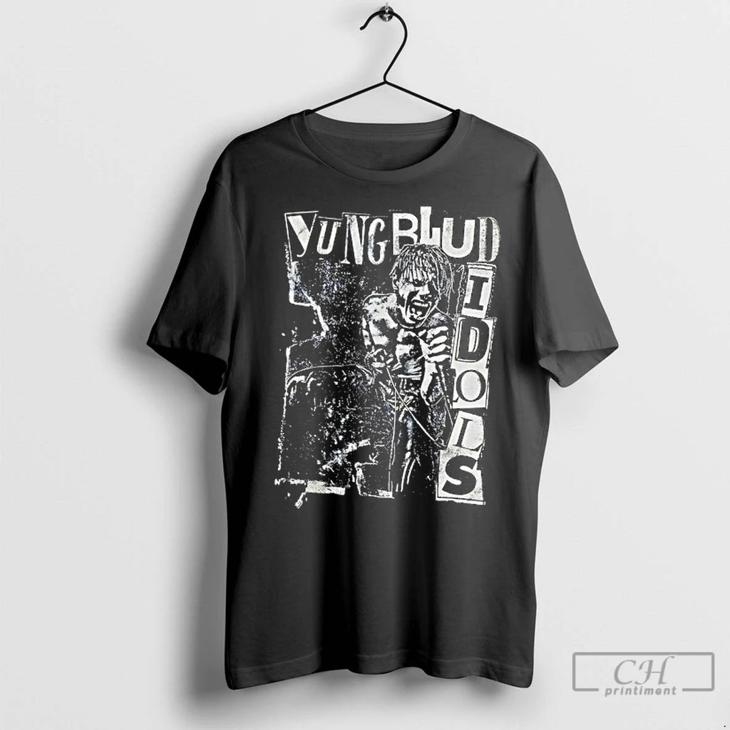 Classic Yungblud Idols Punk Music Yell Into Microphone Shirt Hoodie Sweatshirt | PurePodTees.com