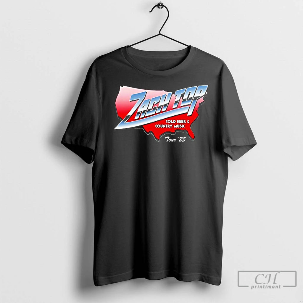 Classic Zach Top Usa Tour 2025 Country Road Style Shirt Hoodie Sweatshirt | PurePodTees.com