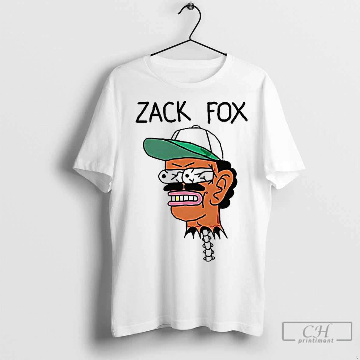 Classic Zack Fox Head Bug Eyed Logo Shirt Hoodie Sweatshirt | PurePodTees.com