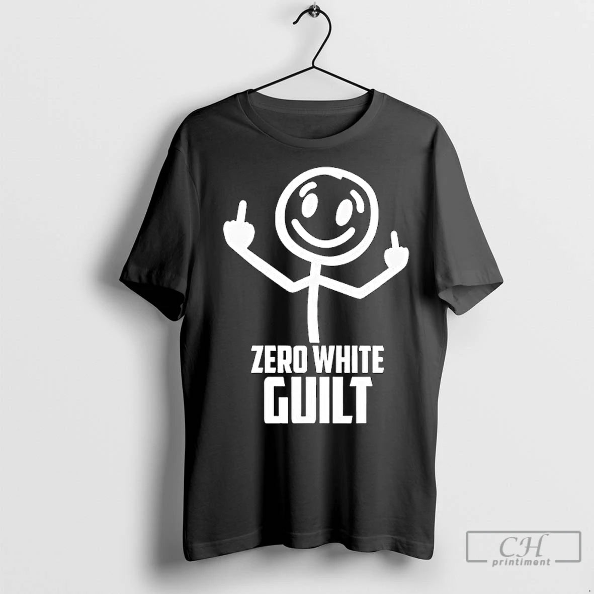 Classic Zero White Guilt Human Finger Hand Shirt Hoodie Sweatshirt | PurePodTees.com