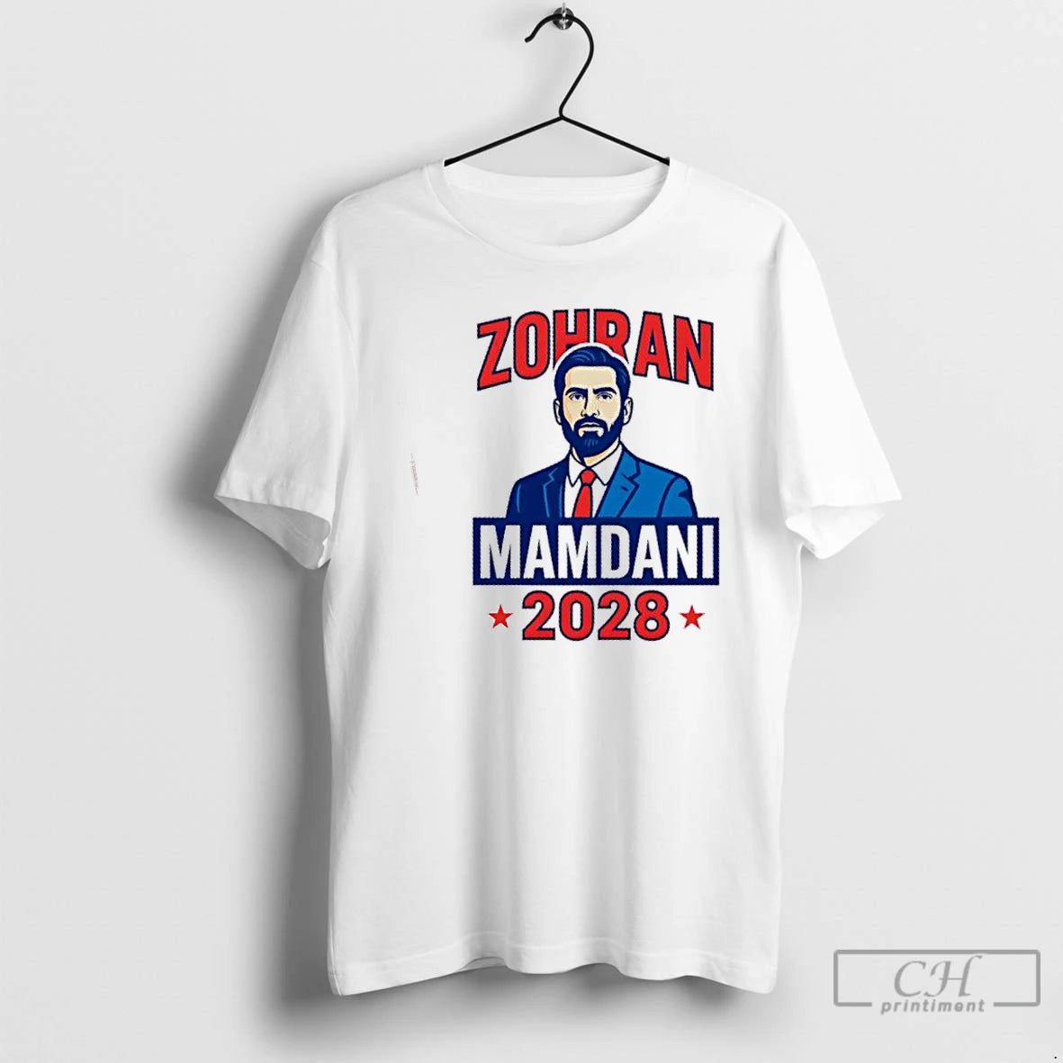 Classic Zohran Mamdani 2028 For President T Shirts Hoodie Sweatshirt | PurePodTees.com