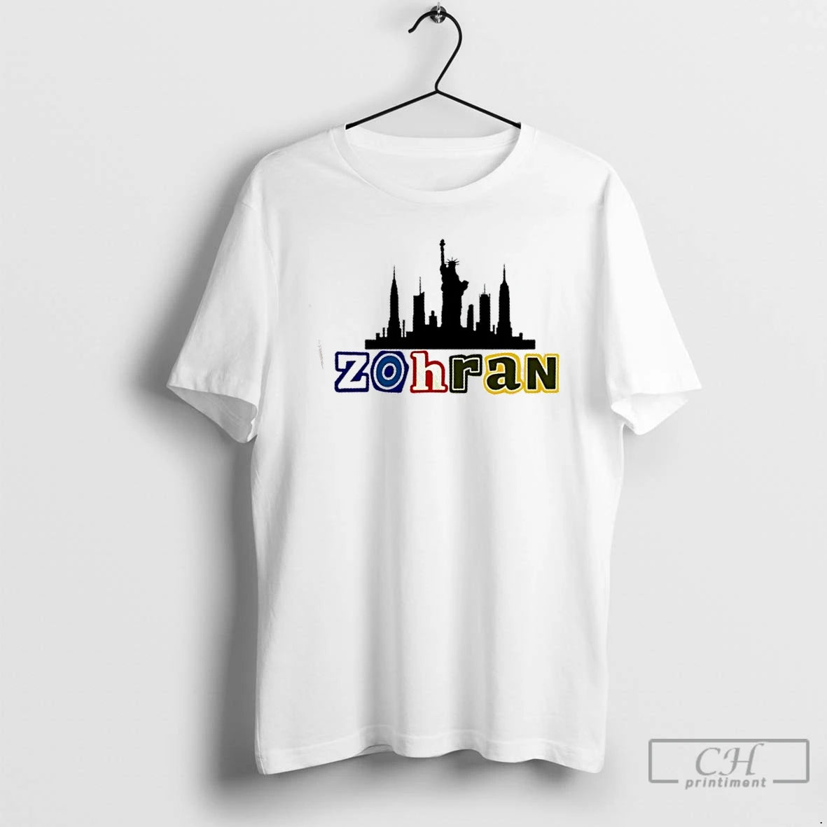 Classic Zohran Mamdani For New York Nyc Skyline T Shirts Hoodie Sweatshirt | PurePodTees.com