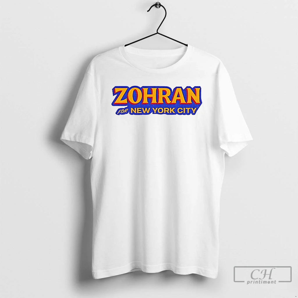 Classic Zohran For New York City Mamdani 2025 Progressive Democrat Shirt Hoodie Sweatshirt | PurePodTees.com