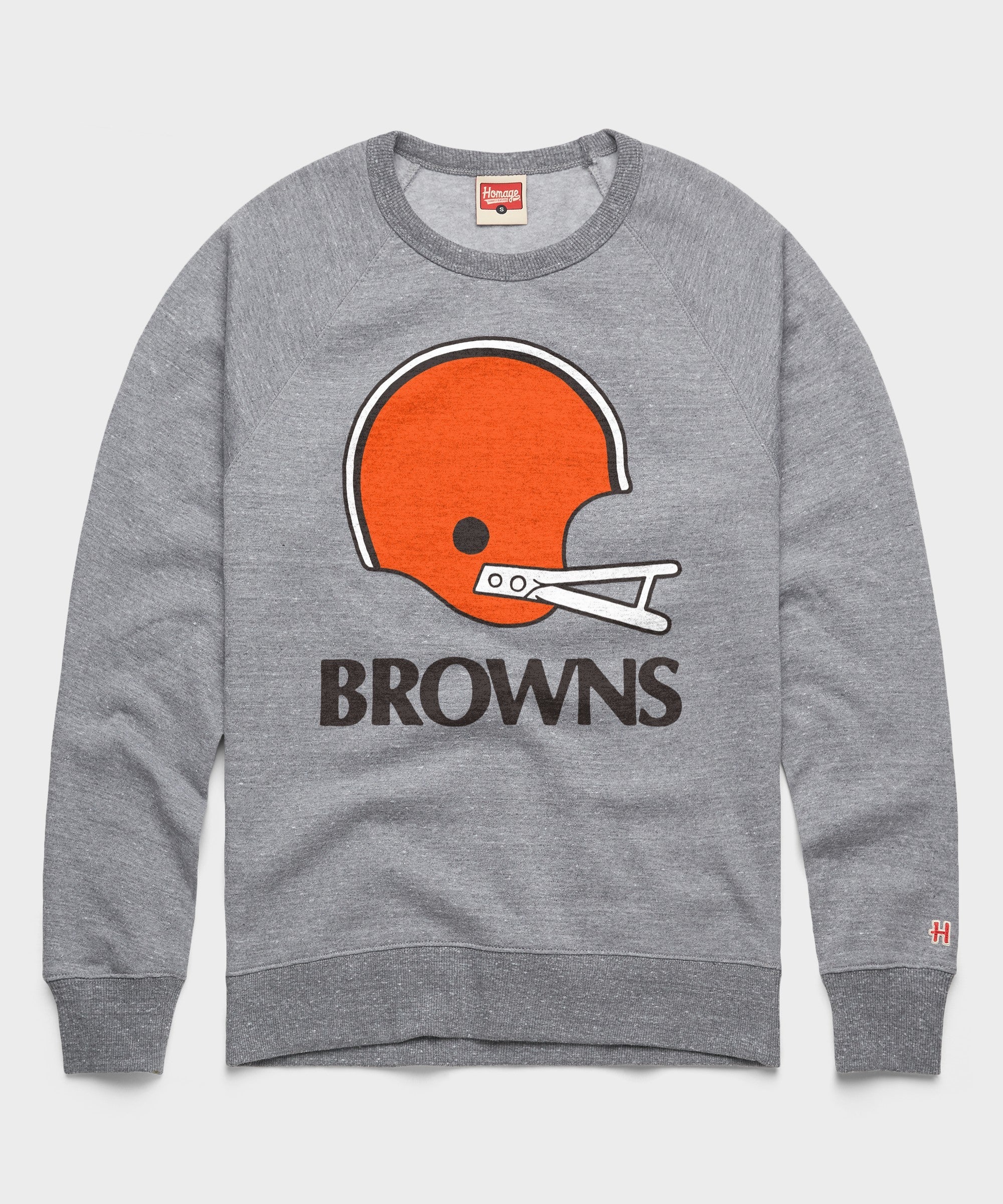 Cleveland Browns Big Helmet Crewneck