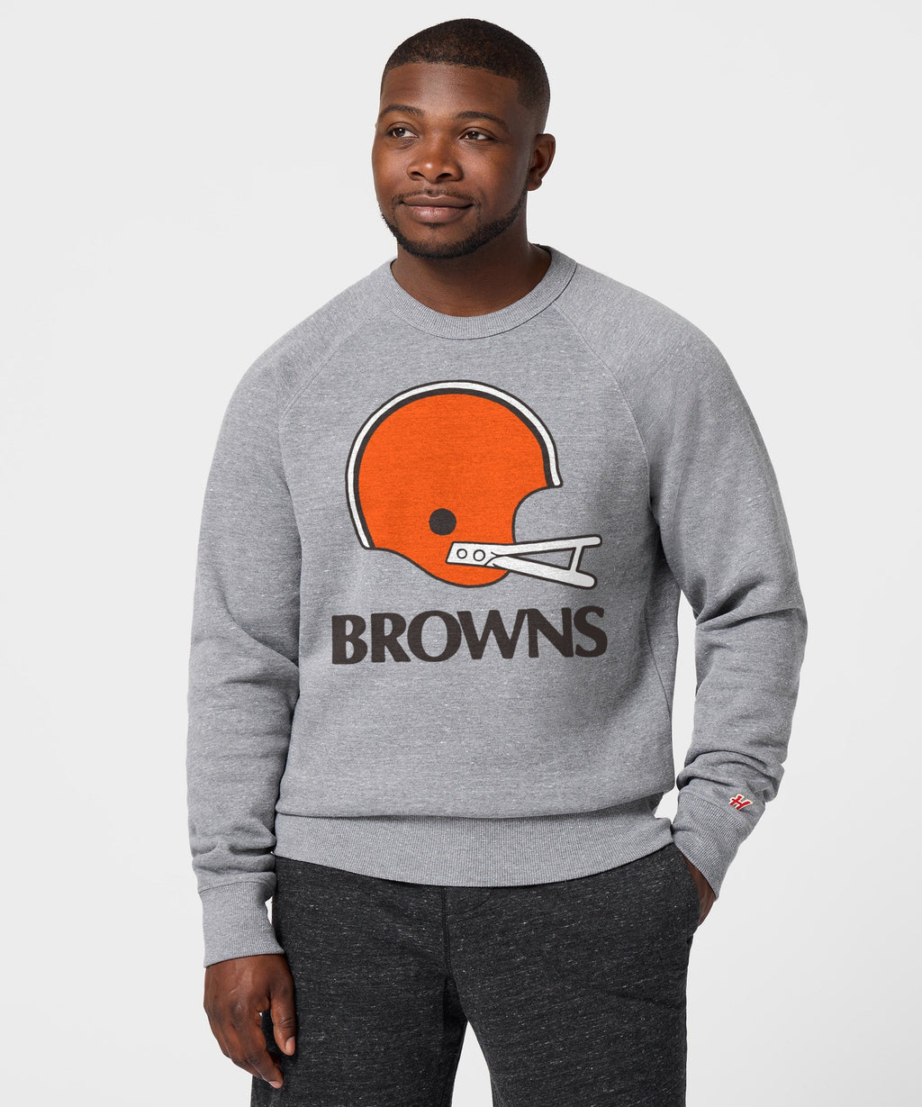 Cleveland Browns Big Helmet Crewneck
