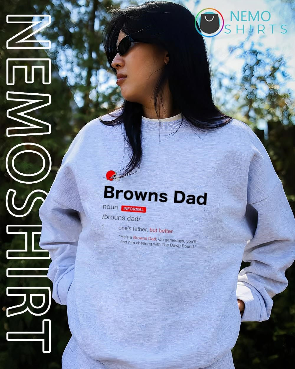 Cleveland Browns Dad definition noun shirt