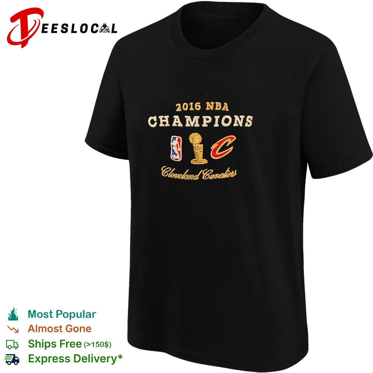Cleveland Cavaliers 2016 NBA champions patch shirt