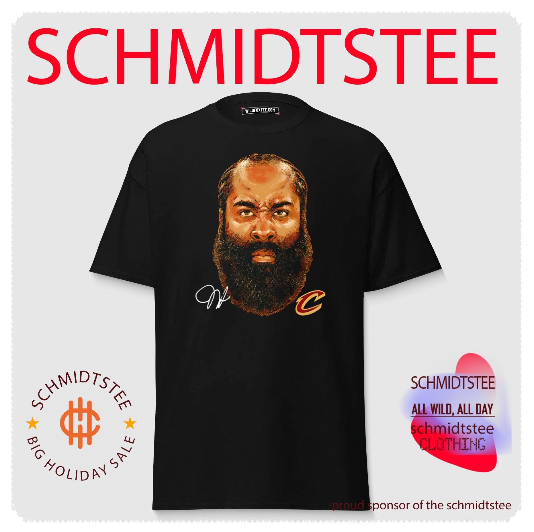 Cleveland Cavaliers James Harden big head signature shirt