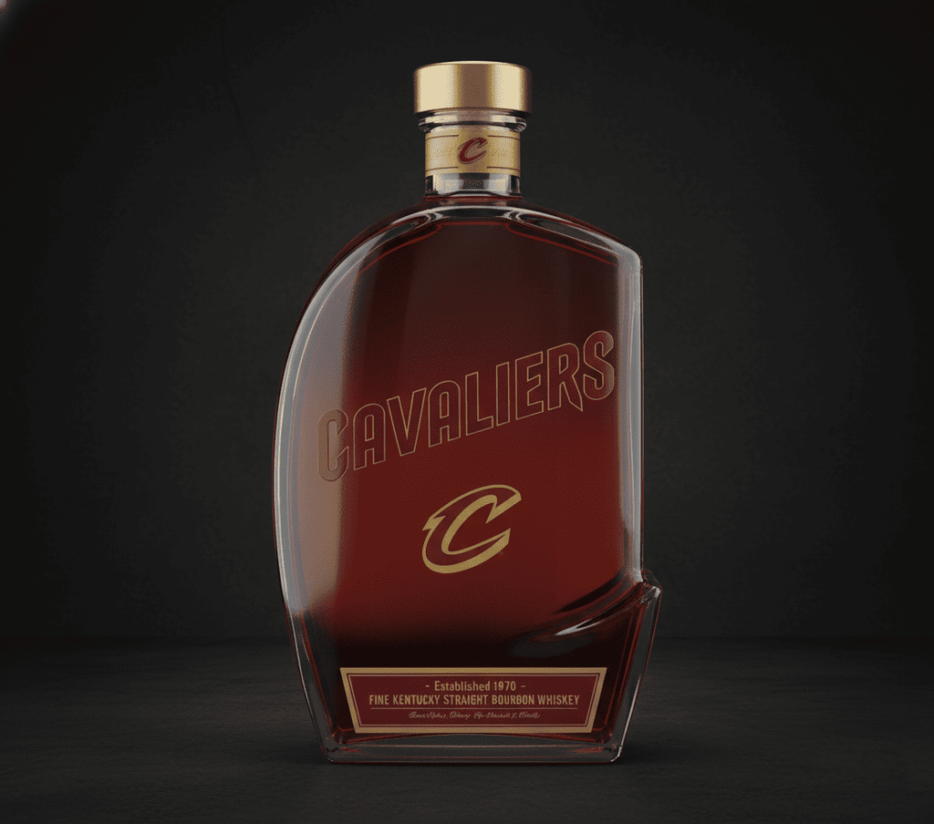 Cleveland Cavaliers Whiskey Bottle Decanter – The Land Believeland Gift NBA Custom