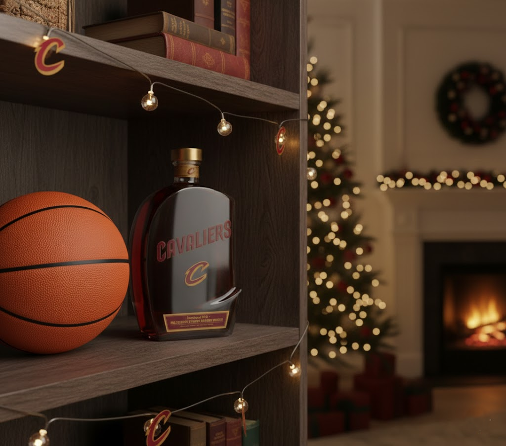 Cleveland Cavaliers Whiskey Bottle Decanter – The Land Believeland Gift NBA Custom