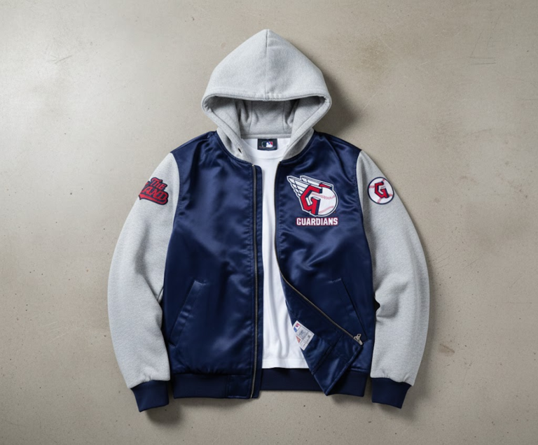 Cleveland Guardians Bomber Hoodie Jacket – The Land Baseball Gift