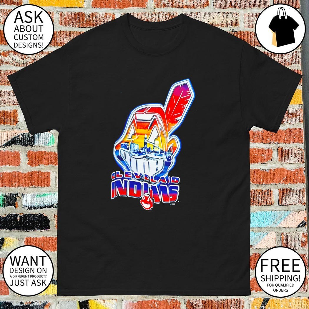 Cleveland Indians Skyline Chief Wahoo Cleveland Guardians shirt