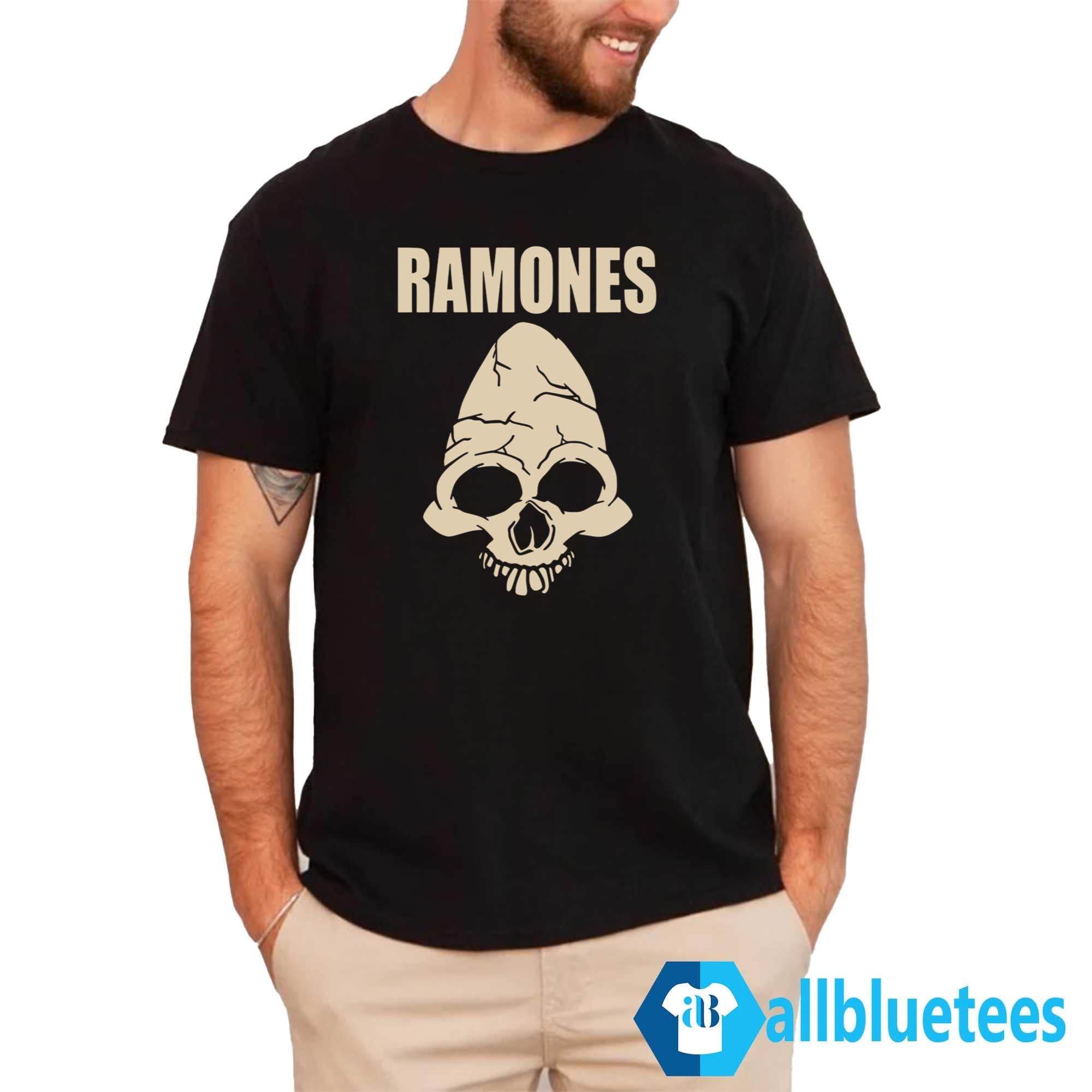 CM Punk Ramones Skull Shirt