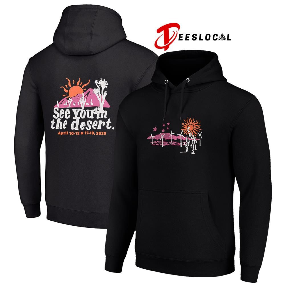Coachella 2026 see you in the desert winter edition graphic shirt