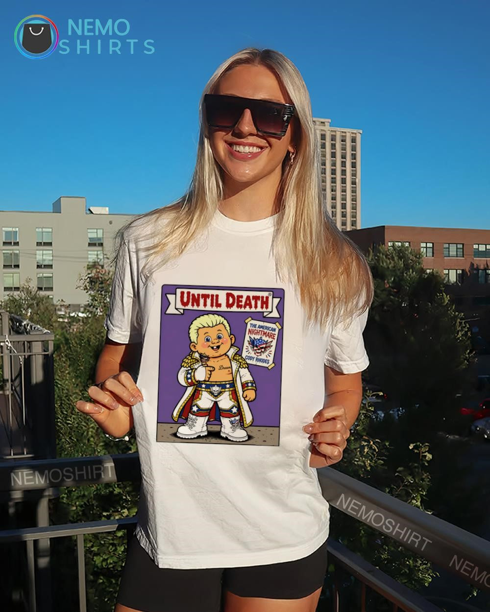 Cody Rhodes the American nightmare until death shirt