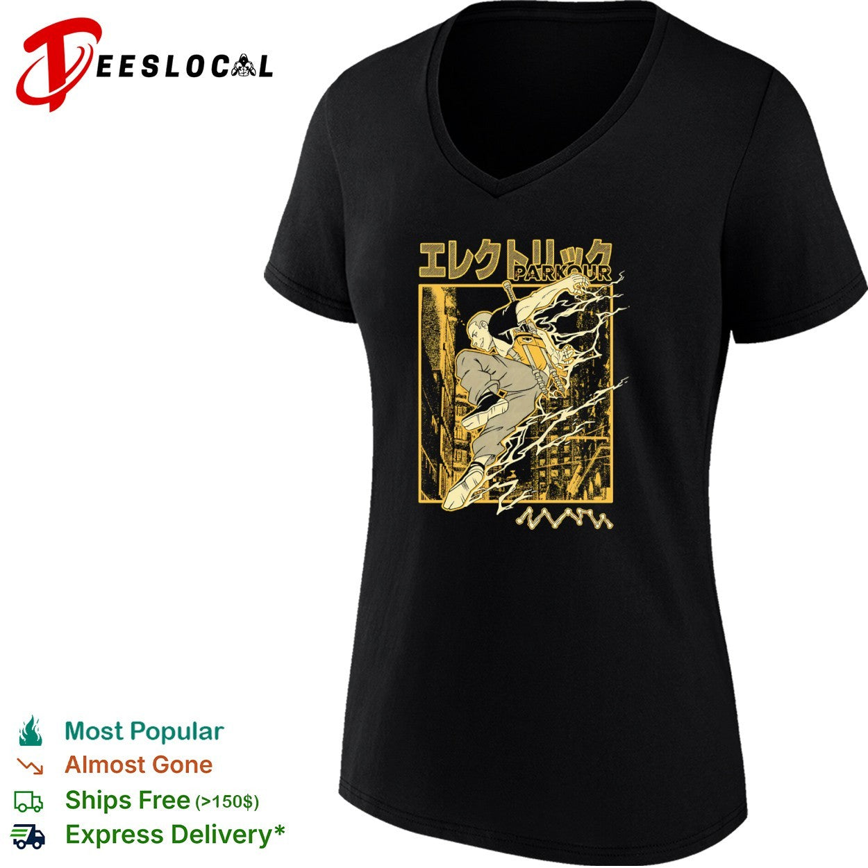 Cole MacGrath inFamous Electric Parkour Electrikku Parkour shirt