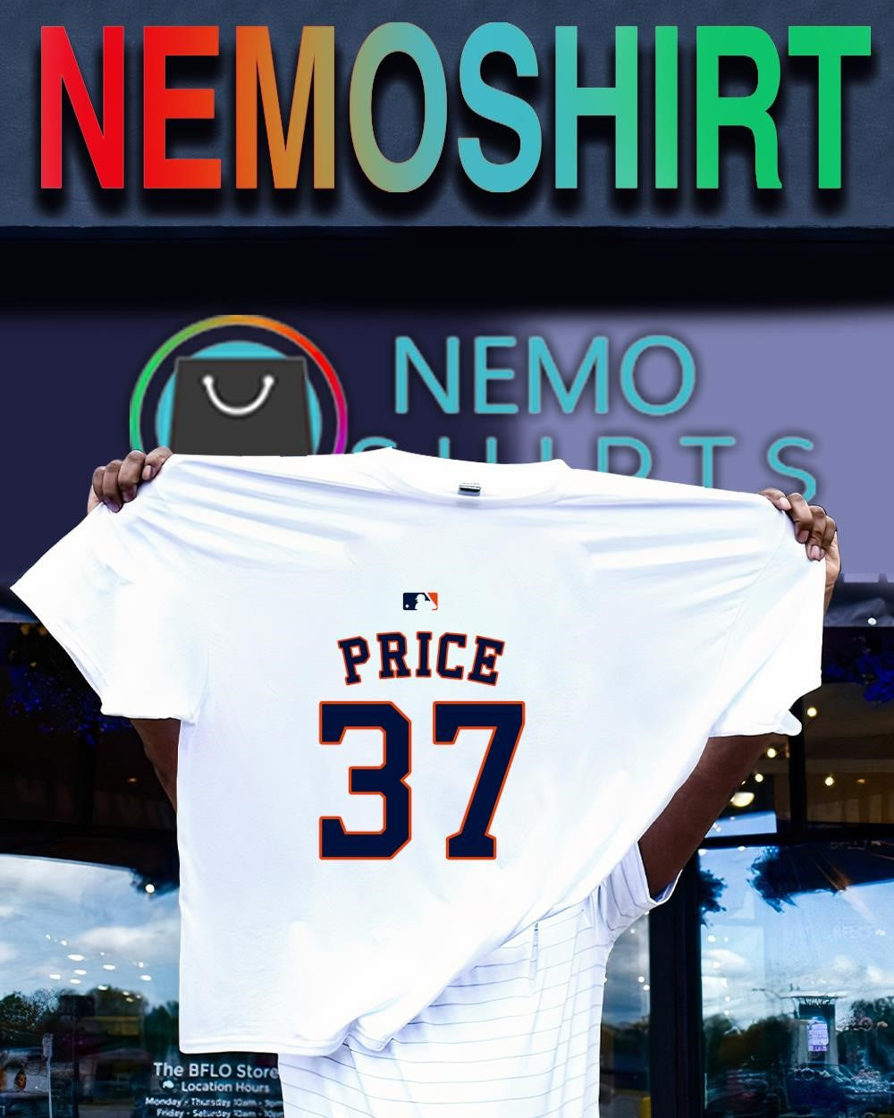 Collin Price will be wearing number 37 for the Houston Astros shirt