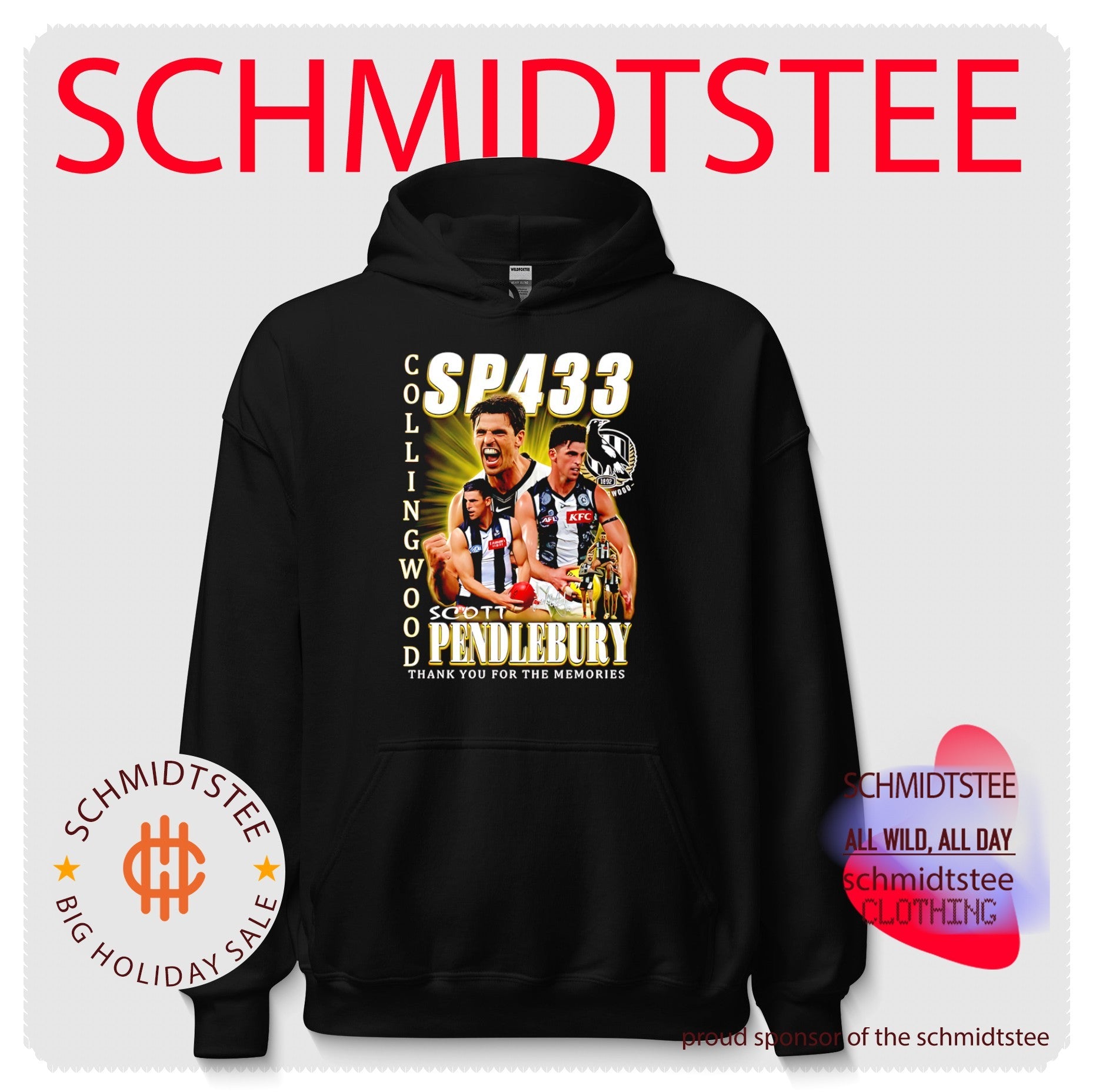 Collingwood Football Club Scott Pendlebury thank you for the memories shirt