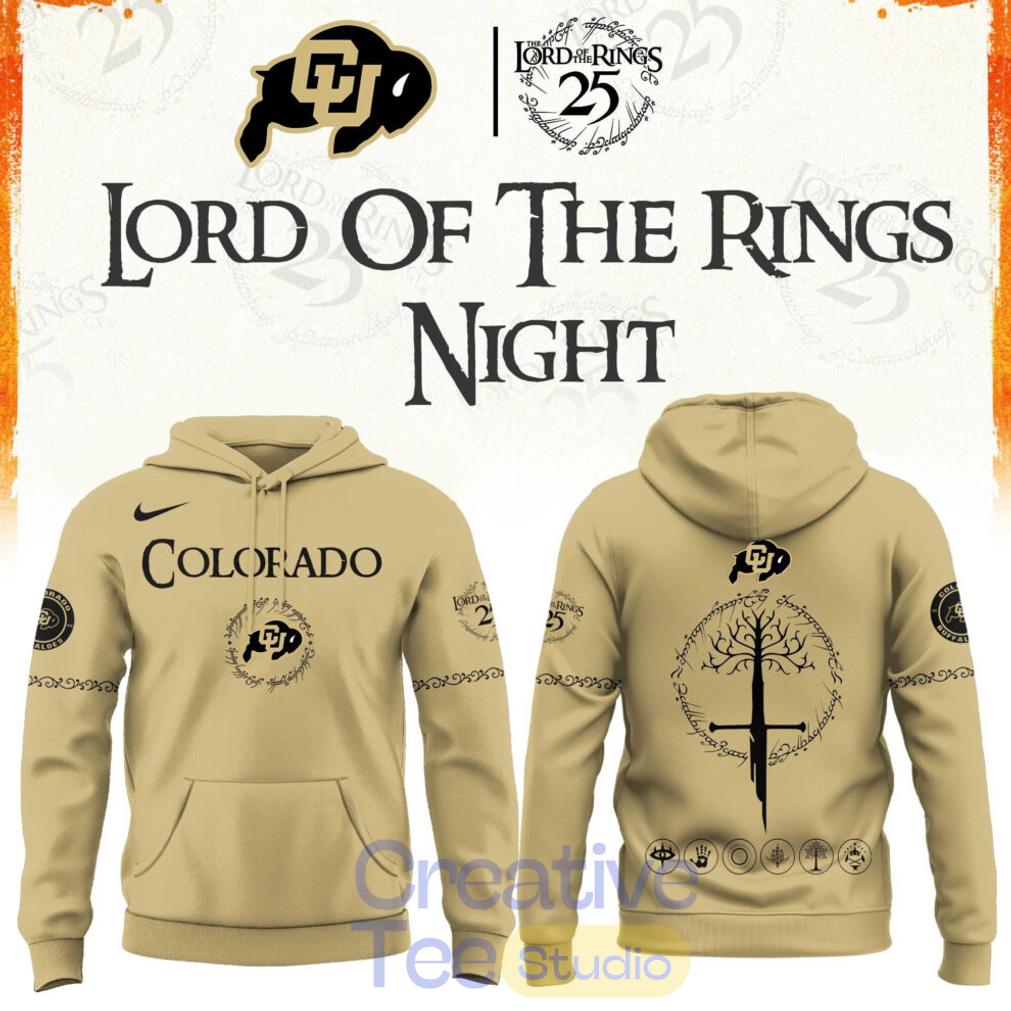 Colorado Buffaloes x The Lord of The Rings Night 2026 Special Hoodie