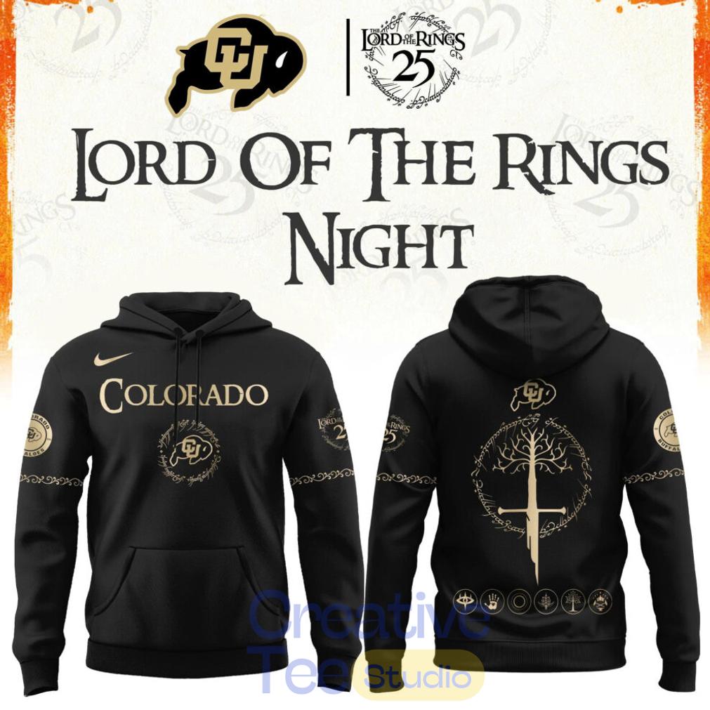 Colorado Buffaloes x The Lord of The Rings Night 2026 Special Hoodie