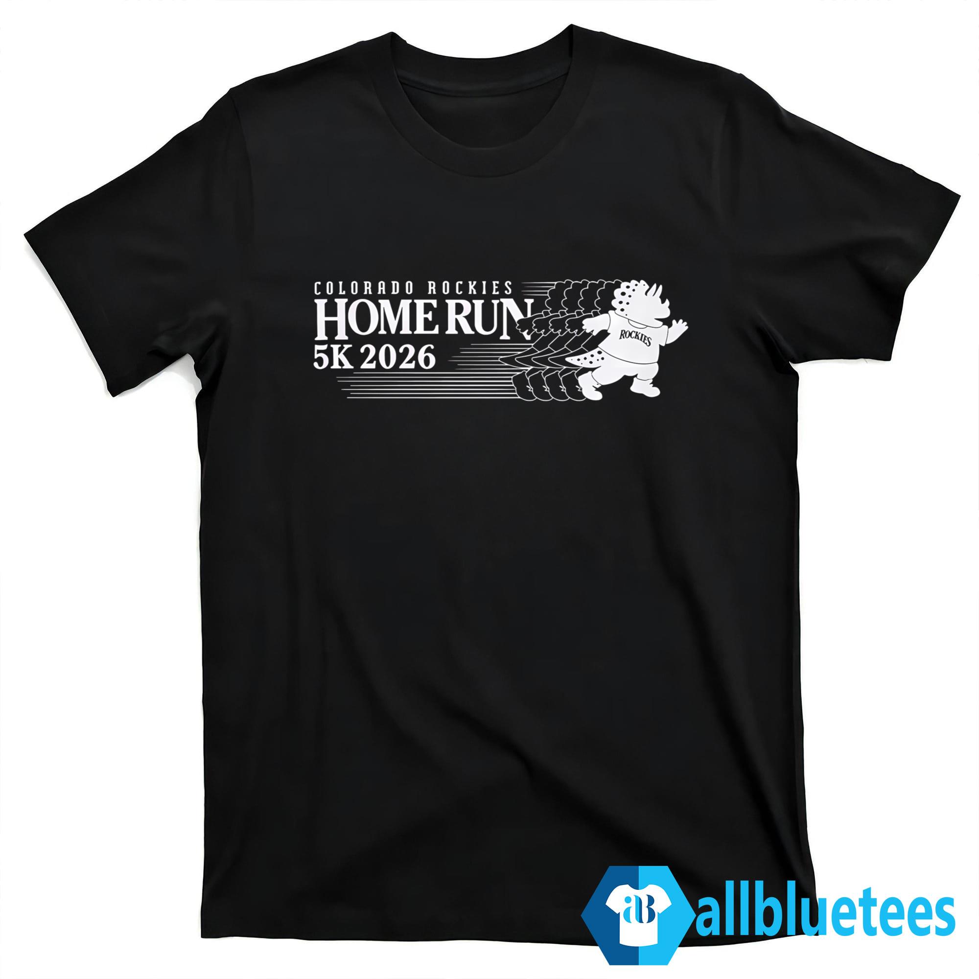 Colorado Rockies Home Run 5K 2026 Shirt