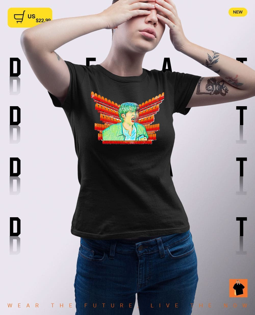 Come on Wing Hot Ones Jin BTS 2.0 Arirang shirt