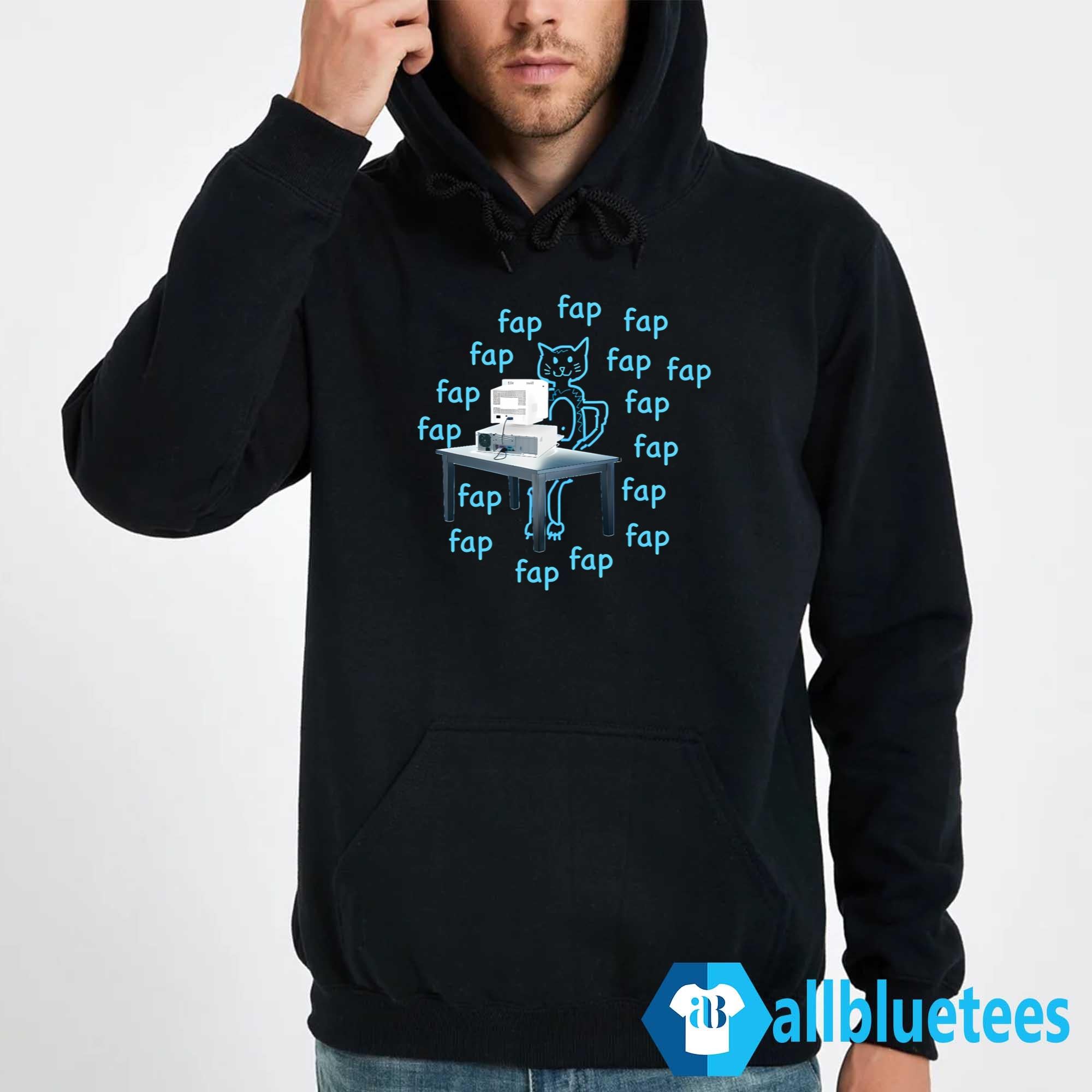 Computer Cat Fap Fap Shirt