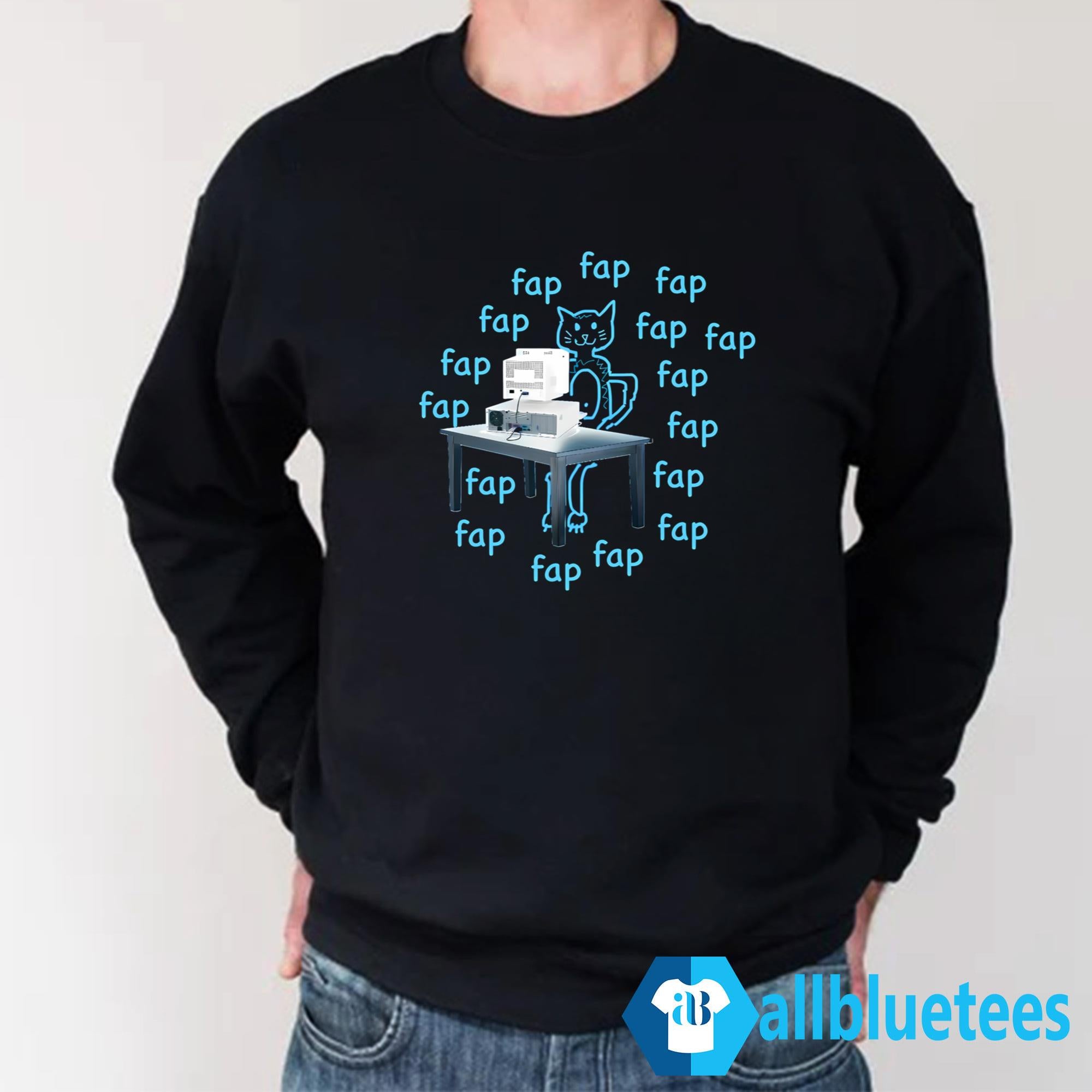 Computer Cat Fap Fap Shirt