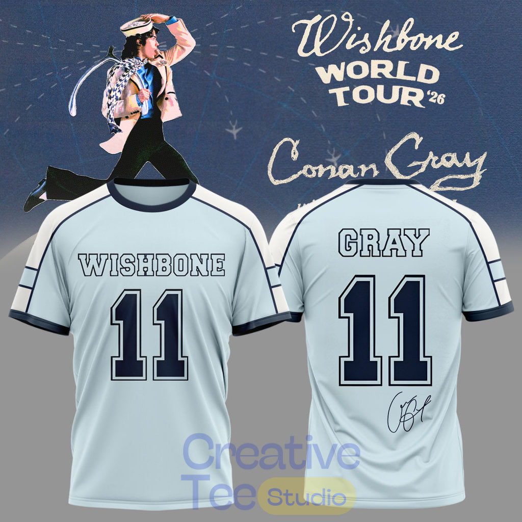 Conan Gray Wishbone World Tour 2026 Special T-Shirt