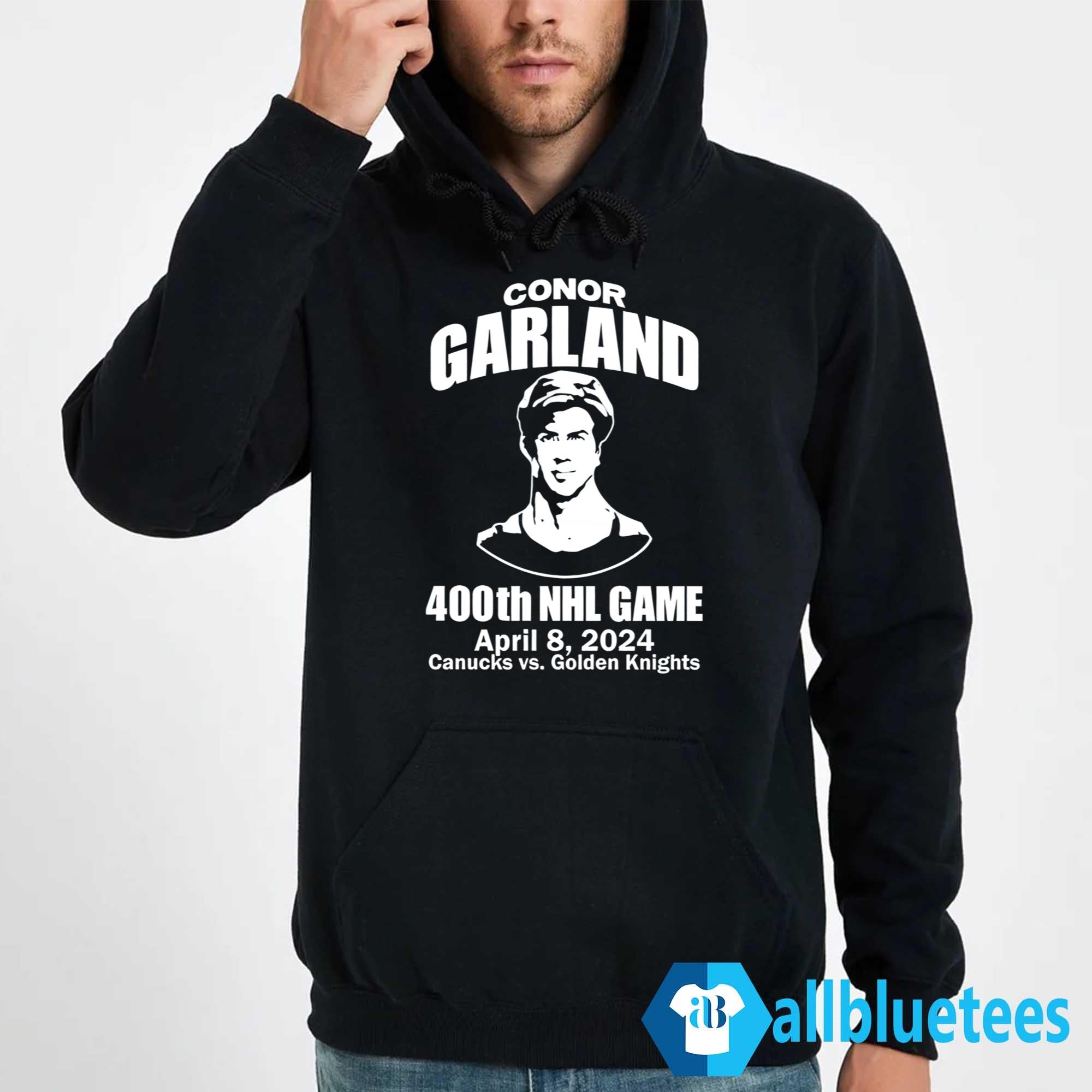 Conor Garland 400Th Game April 8 2024 Canucks Vs Golden Knights Shirt