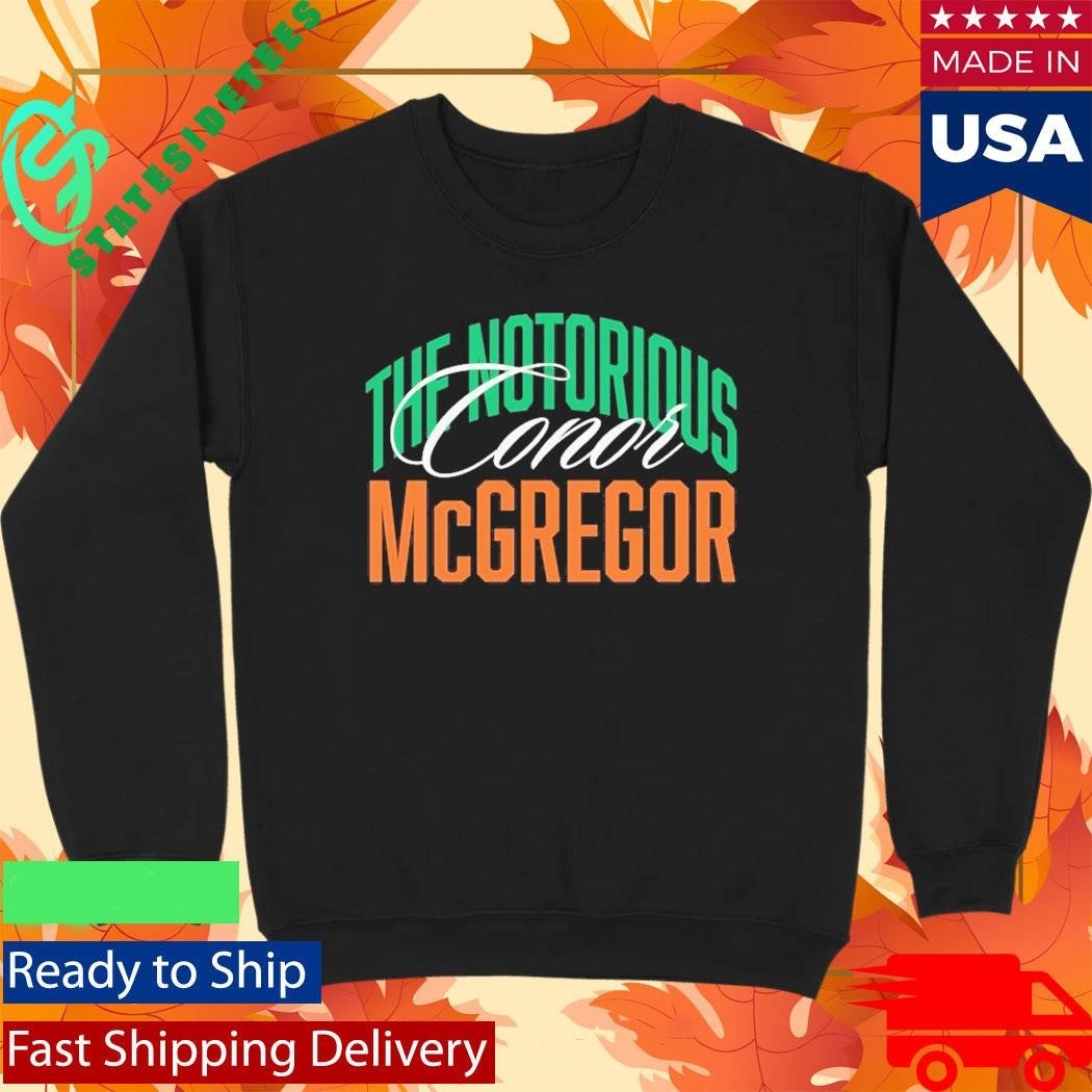 Conor McGregor The Notorious Script UFC Shirt