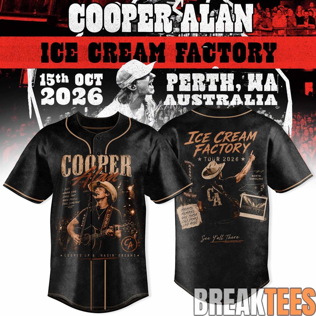 Cooper Alan – Ice Cream Factory Baseball Jersey