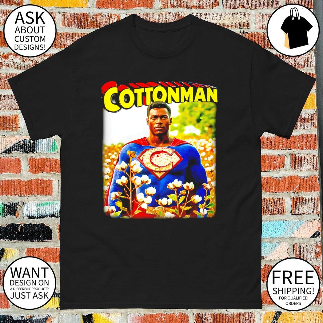 Cottonman Superman parody shirt