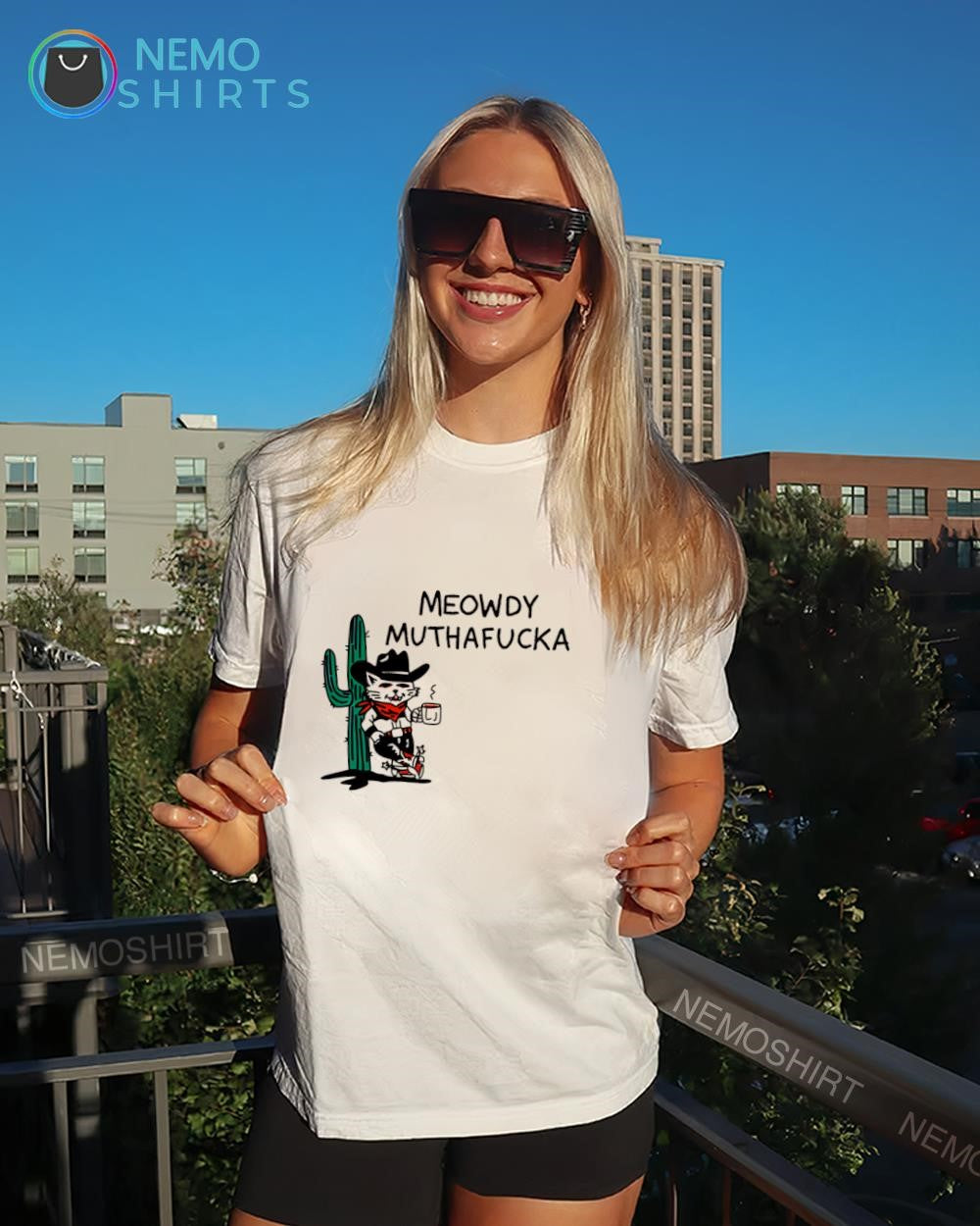 Cowboy Cat meowdy muthafucka shirt