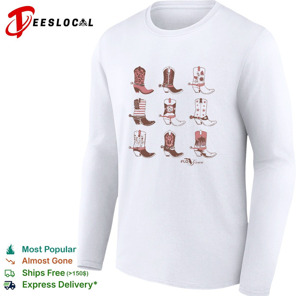 Cowboy boots pattern FloGrown shirt