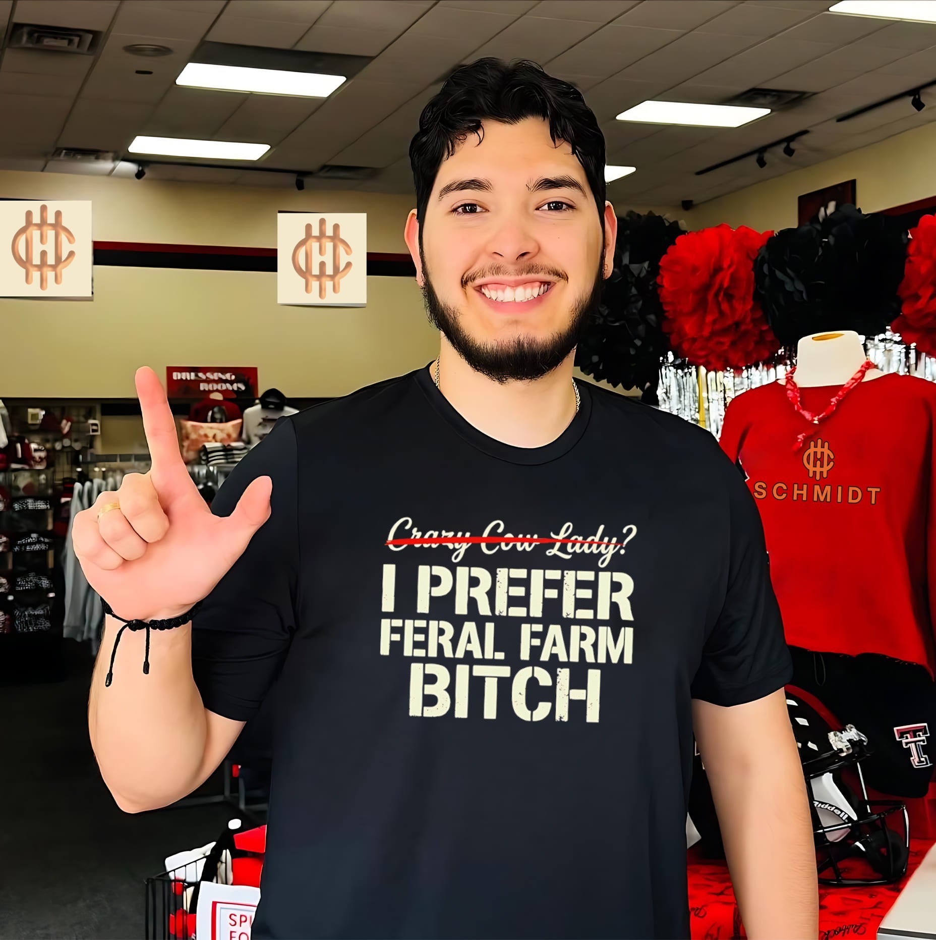 Crazy Cow Lady I prefer feral farm bitch shirt
