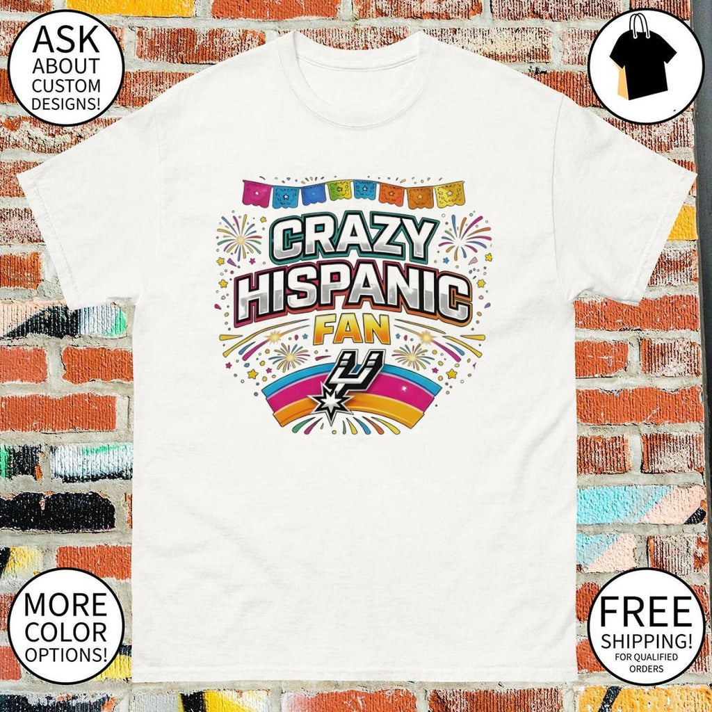 Crazy Hispanic Spurs Fan Basketball Game Day 2026 shirt
