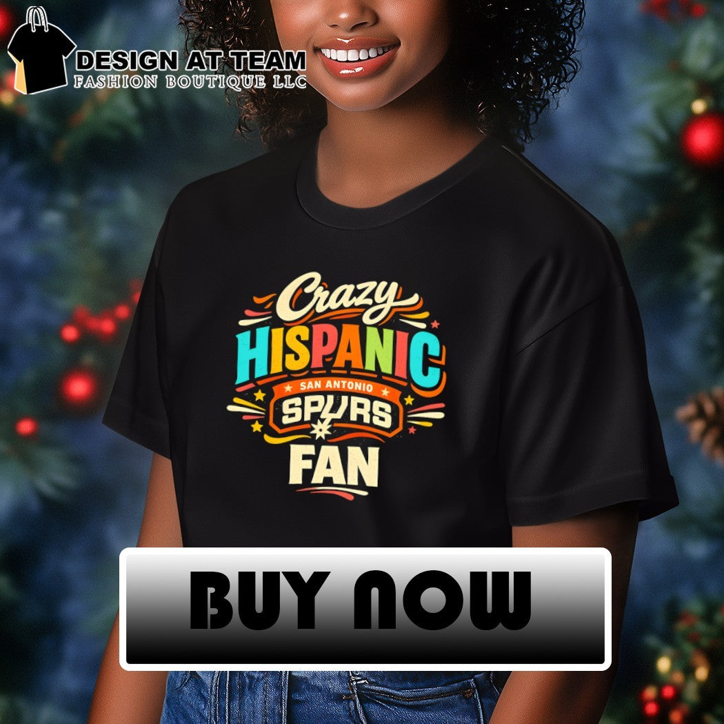 Crazy Hispanic Spurs Fans Basketball Game Day 2026 Sports Lover shirt