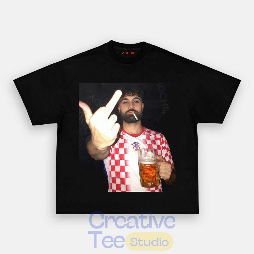 Croatia National Team Gvardiol Drunk T-Shirt