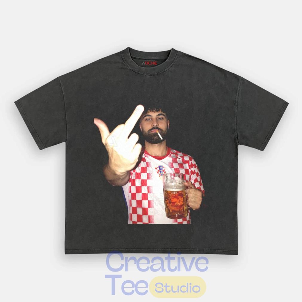 Croatia National Team Gvardiol Drunk T-Shirt