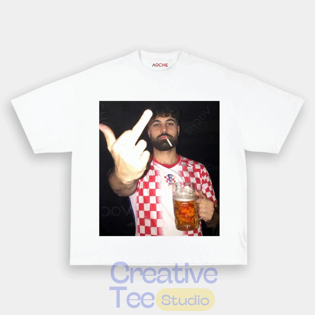 Croatia National Team Gvardiol Drunk T-Shirt