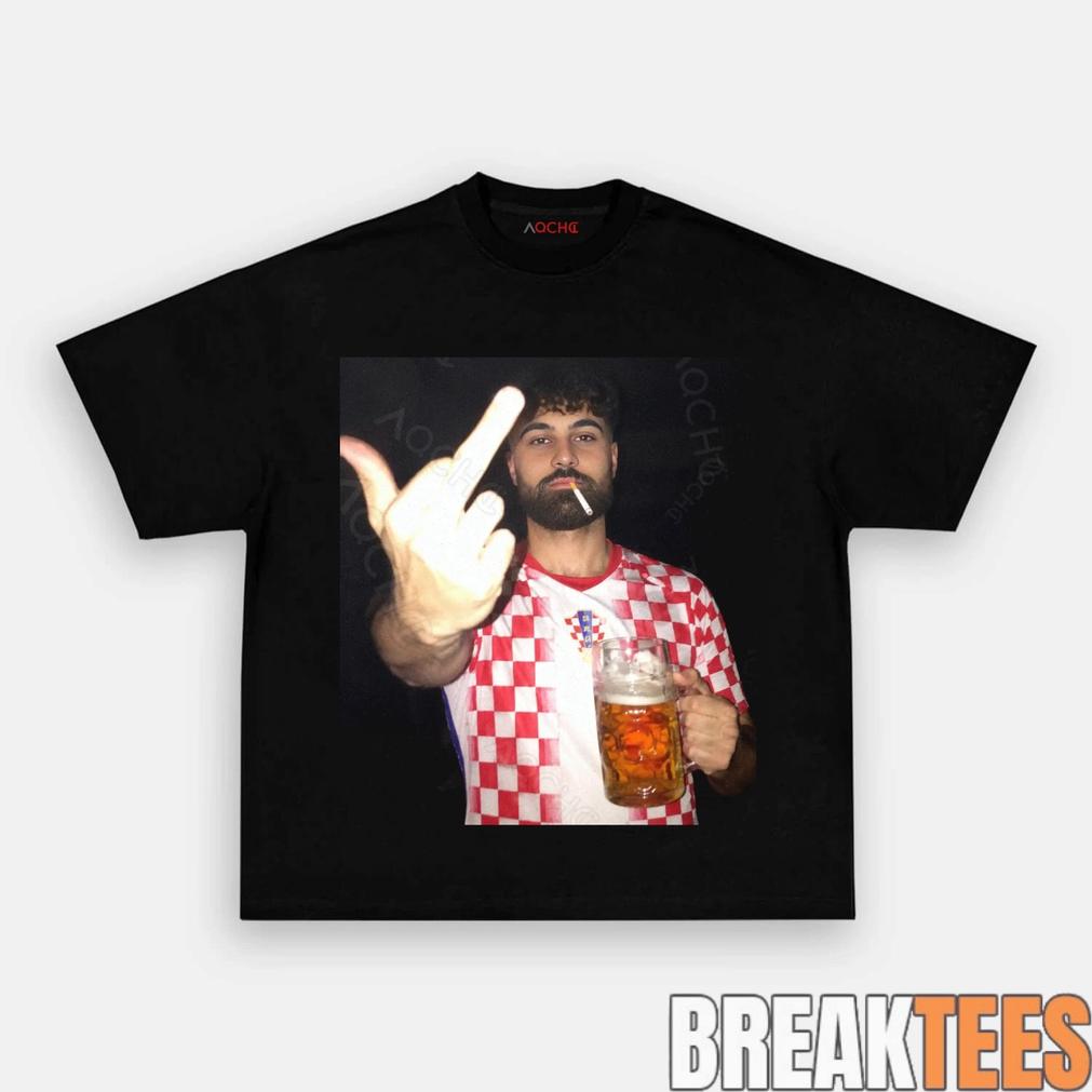 Croatia National Team Gvardiol Drunk Tee