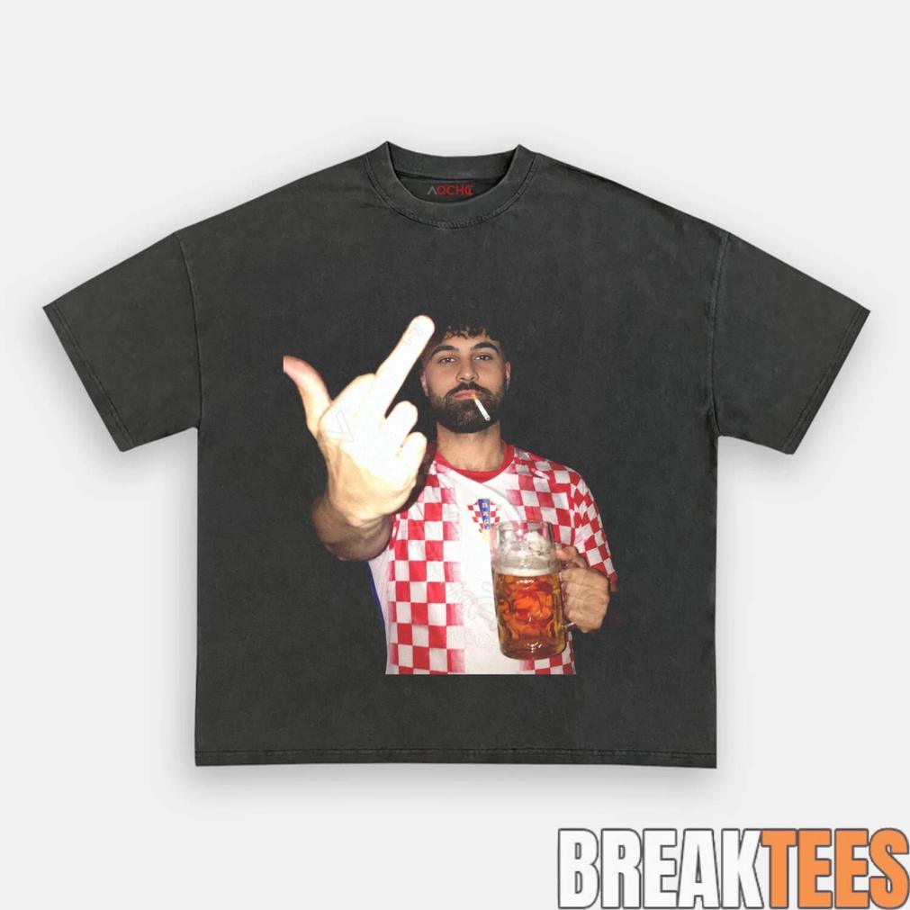 Croatia National Team Gvardiol Drunk Tee