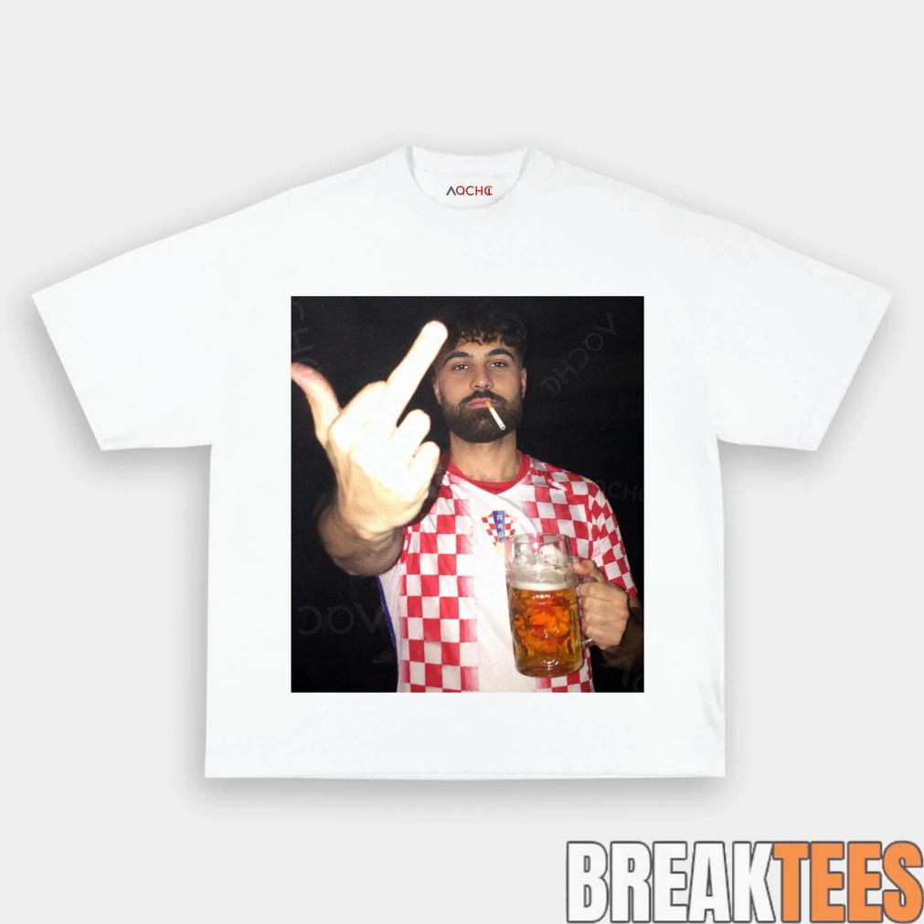 Croatia National Team Gvardiol Drunk Tee