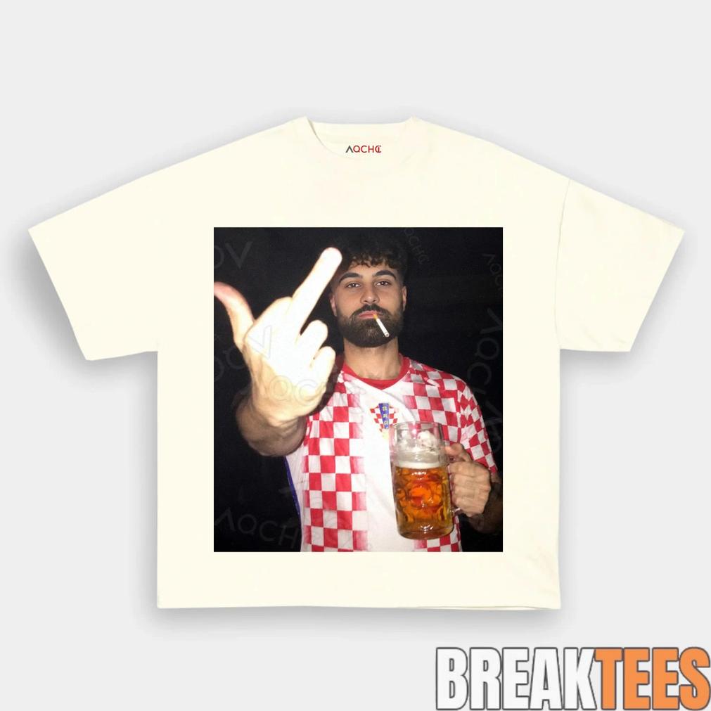 Croatia National Team Gvardiol Drunk Tee
