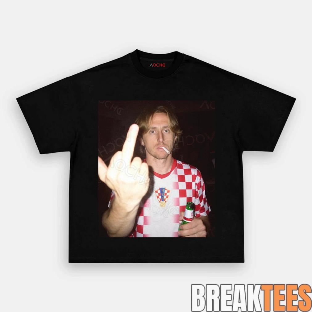 Croatia National Team Luka Modric Drunk Tee