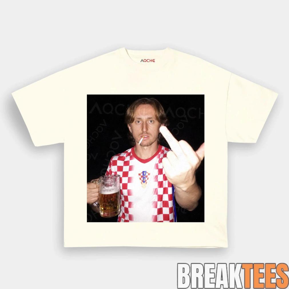 Croatia National Team Luka Modric Drunk Tee