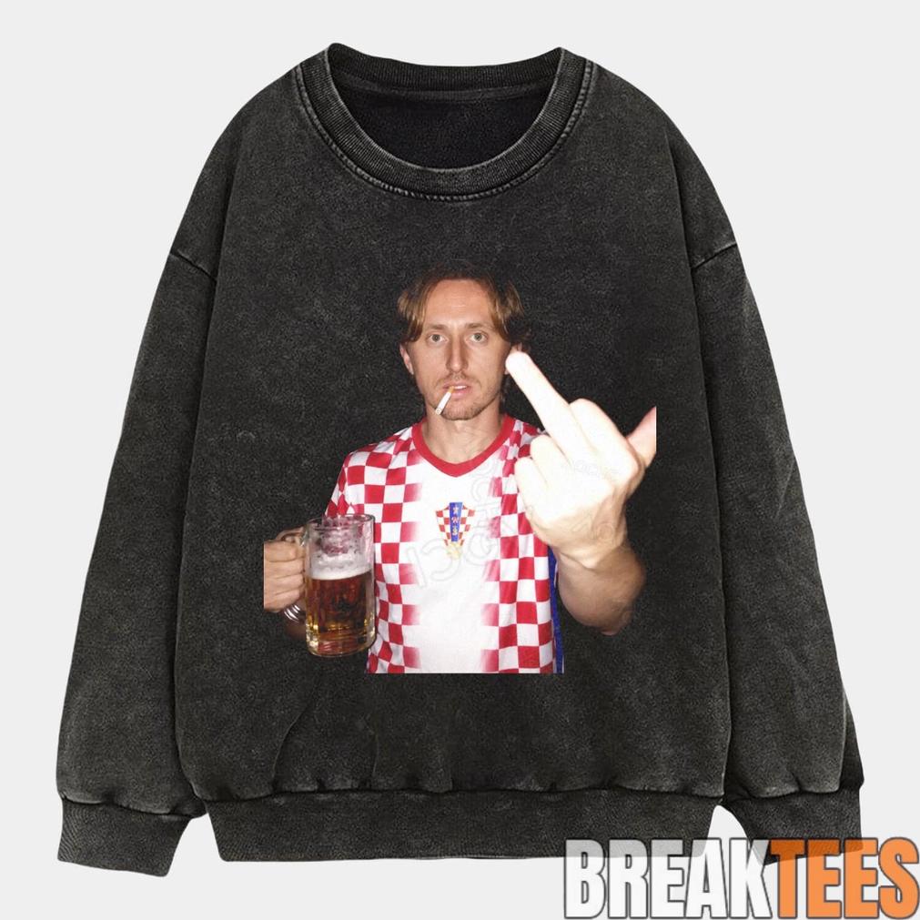 Croatia National Team Luka Modric Drunk Tee